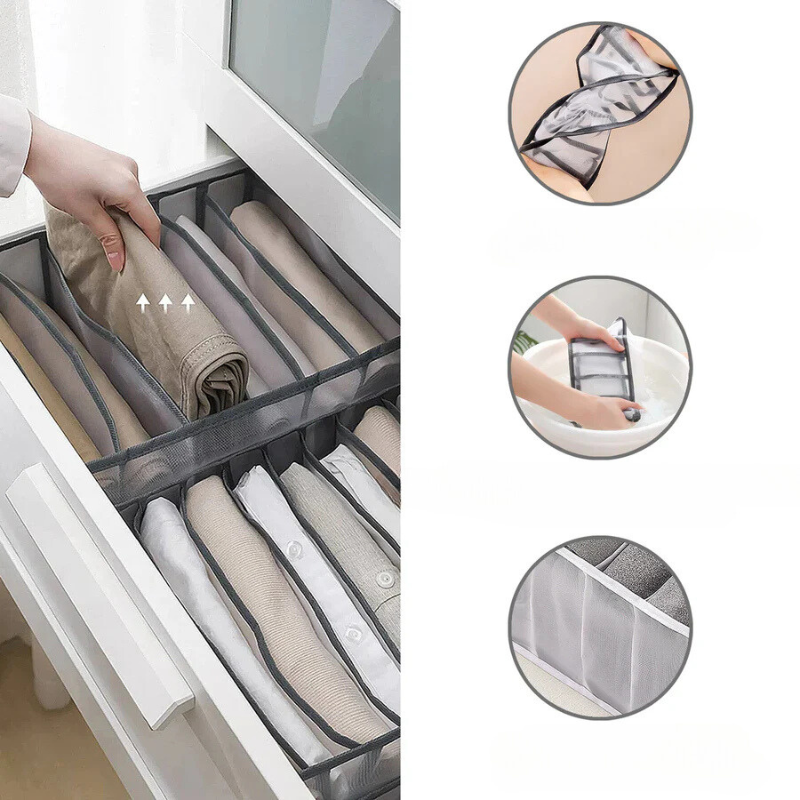 Foldbare opbevaringskasser til optimal organisering