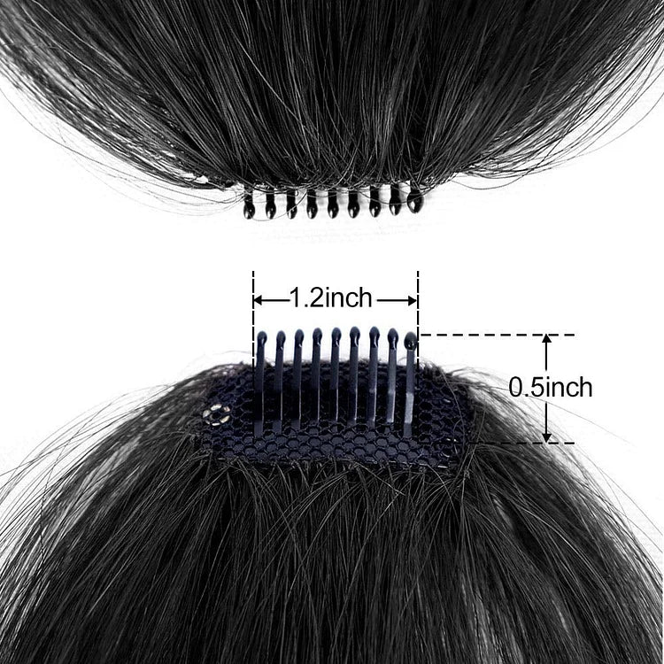 Clip-on fringe